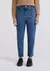 Calça Jeans Básica Feminina Reta Cintura Alta Barra A Fio Cropped H9KH HERING na internet