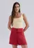 Shorts Feminino Em Alfaiataria HBT2 HERING