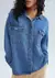 Camisa Jeans Oversized Manga Longa K5QB HERING - loja online