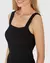 Vestido Midi Feminino Alça Larga Fenda Frontal Em Ribana 1000120879 MALWEE - AREA ECLETICA