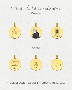Pulseira foto/frase/data na internet