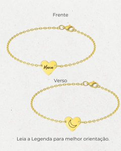 Pulseira Coração Personalizada na internet