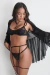Robe Tule Fascínio-Preto - loja online