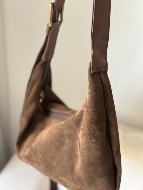 Cartera Modelo Capri Chocolate | 100% Cuero Arg - comprar online