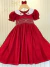 Vestido Charlotte Ponto Smock Vermelho - comprar online