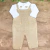 Jardineira em Tricot Caqui com Botões - comprar online