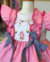 Vestido Maria Bonita Azul e Rosa na internet
