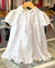 Vestido Maya Branco com Bordado Rosa - loja online