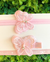 Laço Borboleta Rosa Bebê - comprar online