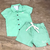 Conjunto Masculino Rafael Verde Água