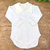 Body Branco Trançado Amarelo