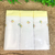 Conjunto Fralda Ombro Floral com Barrinha Amarela