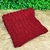 Manta em Tricot Trançada Vermelho Bordô - comprar online