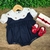 Romper Amélie Azul Marinho - comprar online