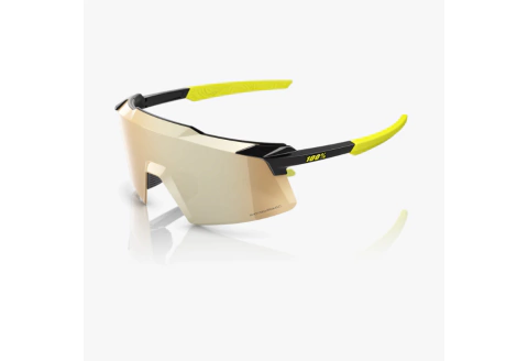 100% 60032-00012 | AEROCRAFT Gloss Metallic Black Gold Mirror Photochromic Lens