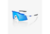 100% 60008-00003 | SPEEDCRAFT® SL Matte White/Metallic Blue HiPER® Blue Multilayer Mirror Lens