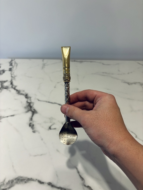 BOMBILLON DE ALPACA Y BRONCE PREMIUM (recto)