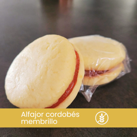 Alfajores Cordobeses con membrillo y Glase de Limón – Sin Gluten - comprar online