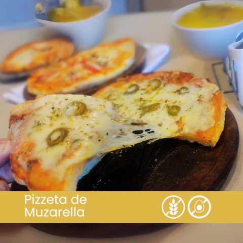 Pizzeta de Muzzarella Sin Gluten (1 unidad) - La Llama - comprar online