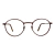 Imagem do Armação Óculos de Grau Unissex Zegna 5195 Acetato Redondo