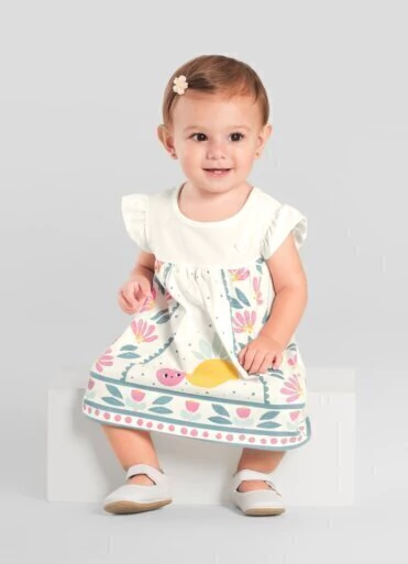 Vestido Meia Malha Brandili Menina Camponesa