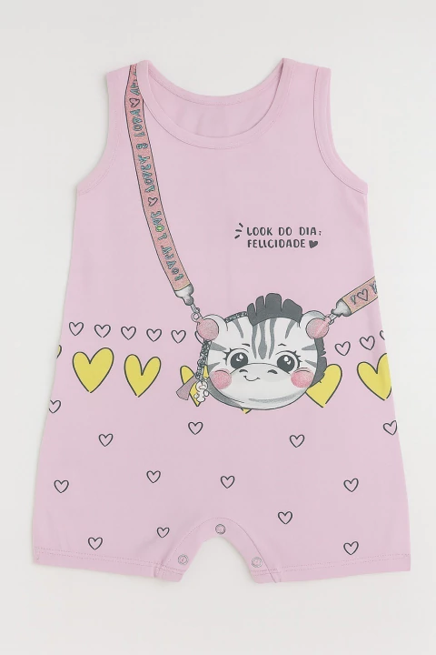 BANHO DE SOL BEBÊ MENINA - MACAQUINHO BEBÊ MENINA KELY E KATY ROSA OU AZUL - M / G