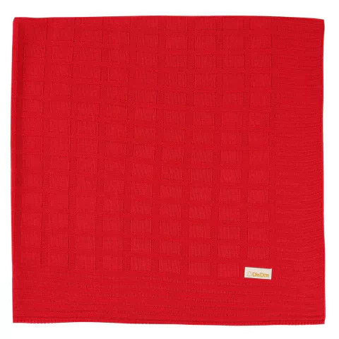 MANTA DIN DON EM TRICO TIJOLINHO 80X80 PARA PRESENTE