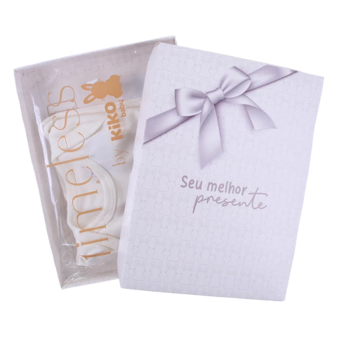 Kit Presente Revelação da Gravidez pros Avós Body Manga Curta