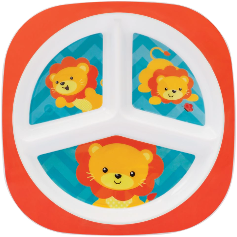 PRATO COM DIVISORIAS ANIMAL FUN