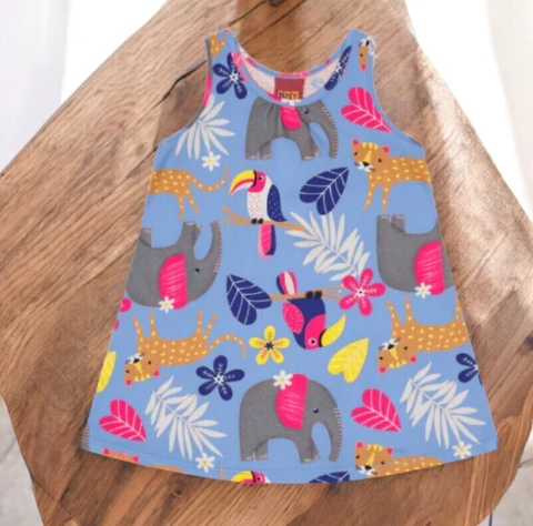 VESTIDO INFANTIL KYLY VESTIDO BEBÊ - TAMANHO P AO G E 2 AO 3 # 1000189