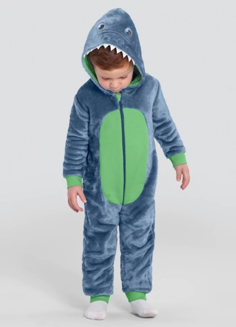 Macacão de bichinhos Pelo Fleece e Moletom Brandili macacão infantil de inverno - comprar online