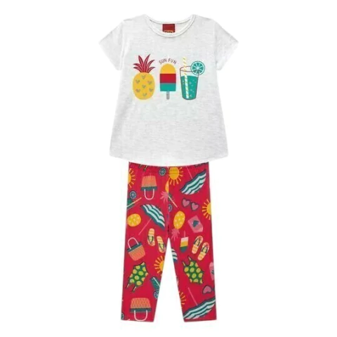 Conjunto De Blusa Legging Sun Fun - Tamanho M - comprar online