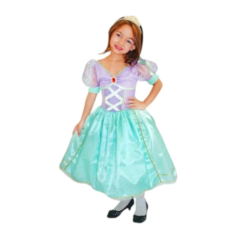 Fantasia infantil de princesa SEREIA deluxe infantil fantasia pequena sereia
