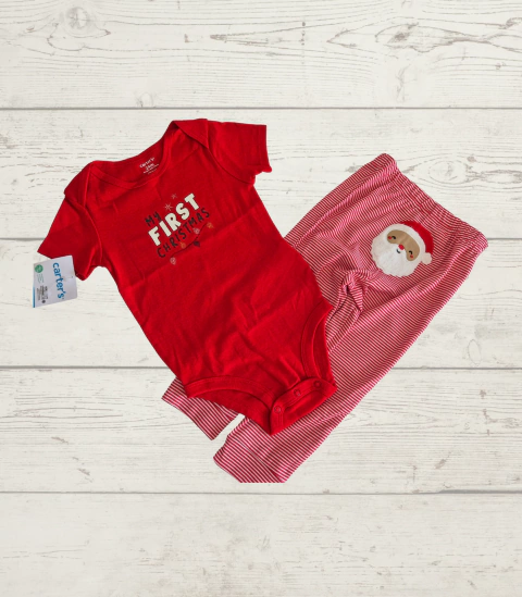 Conjunto Xmas Natal Carter's bebê