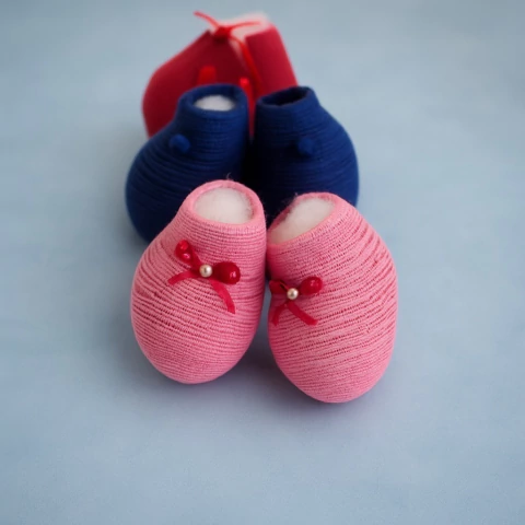 PANTUFA DE BEBE DE LINHO - comprar online