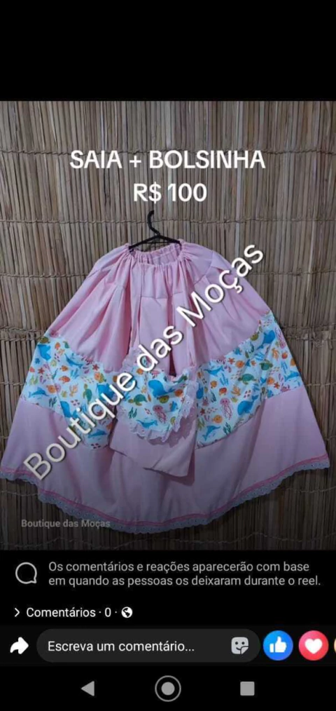 Saia Ere menina fundo do mar - comprar online