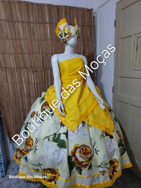 Conjunto 3 peças estampada Oxum