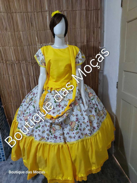 Conjunto Erê Menina Amarela Oxum. - comprar online