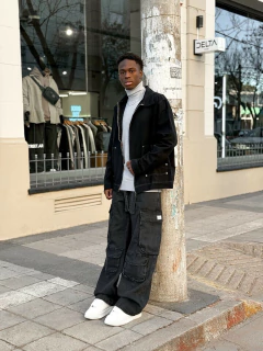 CAMPERA GABARDINA NEGRA - comprar online