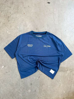 REMERA BOXY SMART AZUL MARINO en internet