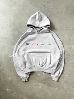 BUZO HOODIE CHASE BOXY GRIS en internet