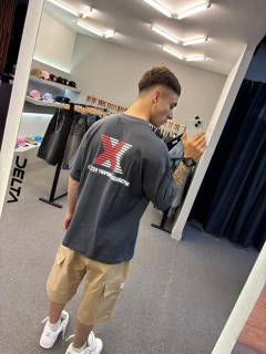 REMERA X GRIS TOPO - comprar online