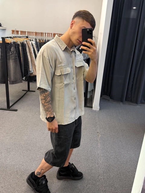 CAMISA CALIFORNIA BOXY VERDE