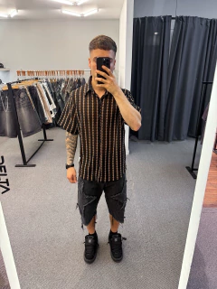 CAMISA TEJIDA SIENNA NEGRA