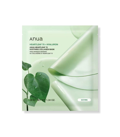 Heartleaf 70 Soothing Collagen Mask - Anua - comprar online
