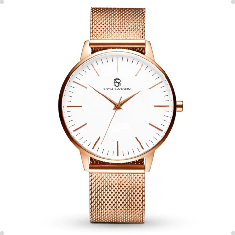 Relógio Minimalista Royal Santorini Clássico Feminino 32mm