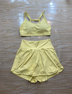 Conjunto Short Duplo Jade – Poliamida com Bolsos Laterais - loja online