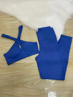 Conjunto Calça Karol – Poliamida Premium e Top com Bojo Removível - Cy Moda Fitness