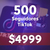 Crecé en TikTok con 500F Conexiones Exclusivas - comprar online