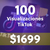 Impulsa tus Videos en TikTok con 100 Vistas de Audiencia - comprar online
